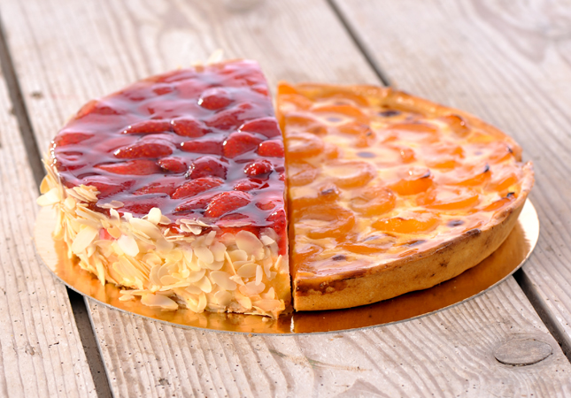 halb Erdbeer Aprikose Bäckerei Metzler