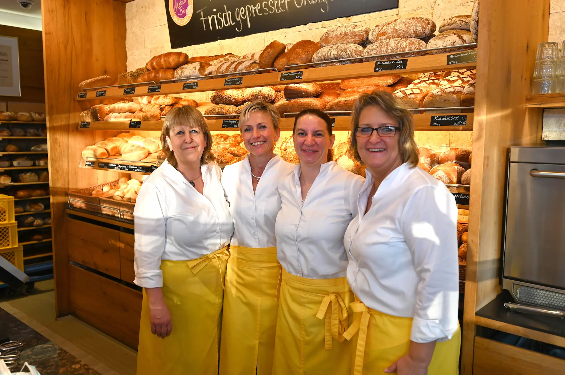 unsere Verkäuferinnen Bäckerei Metzler